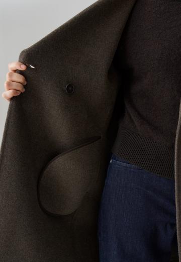 Шерстяное пальто