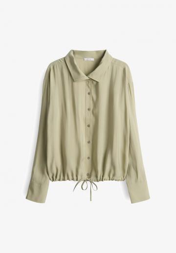 Атласная блузка