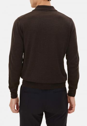 Поло с длинным рукавом