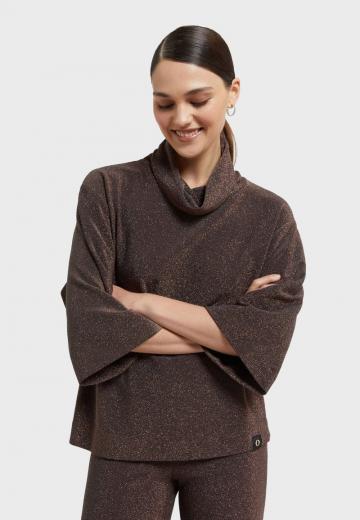 Пуловер с рукавом три четверти