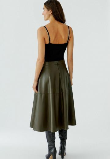 Кожаная юбка