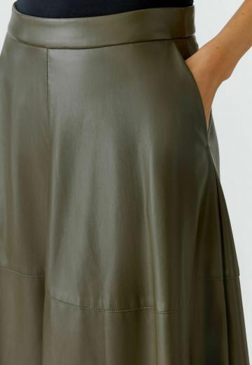 Кожаная юбка