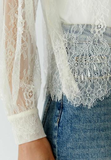 Кружевная блузка