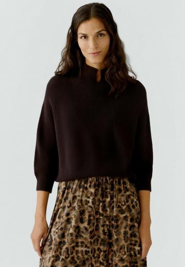 Пуловер с рукавом три четверти