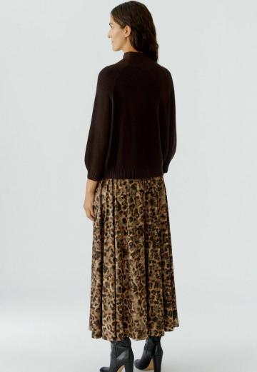 Пуловер с рукавом три четверти