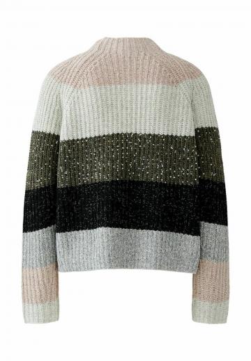 Пуловер в полоску