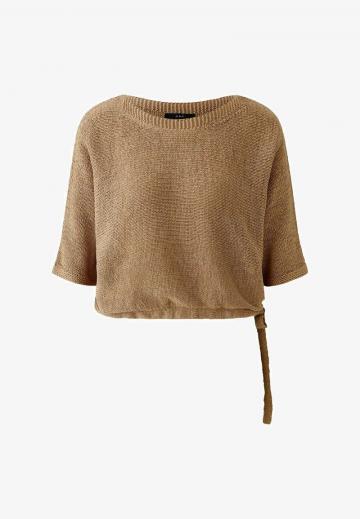 Пуловер с коротким рукавом