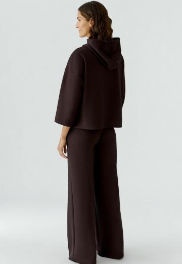 Пуловер с капюшоном