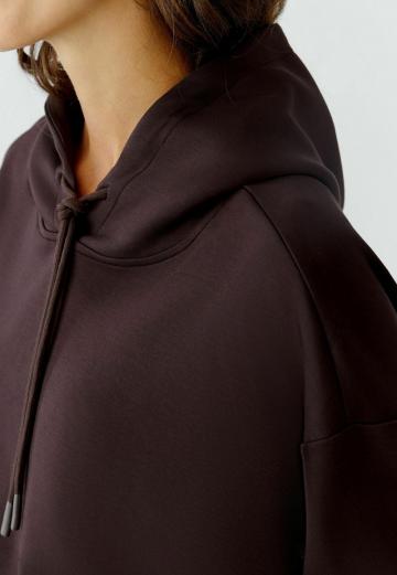 Пуловер с капюшоном