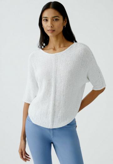 Пуловер с коротким рукавом