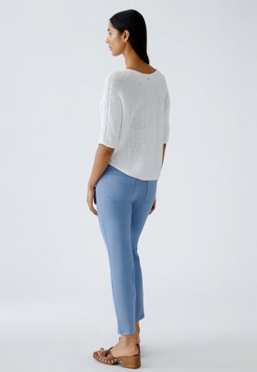 Пуловер с коротким рукавом