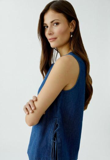 Джинсовая жилетка