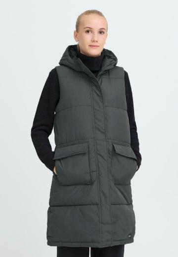 Длинный жилет