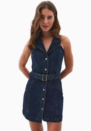 Джинсовое платье