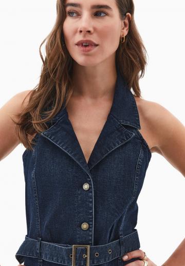 Джинсовое платье