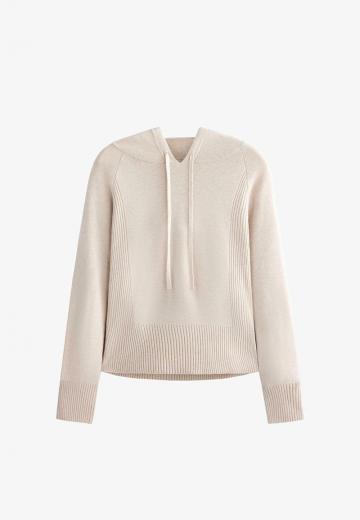 Пуловер с капюшоном