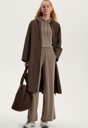 Пуловер с капюшоном