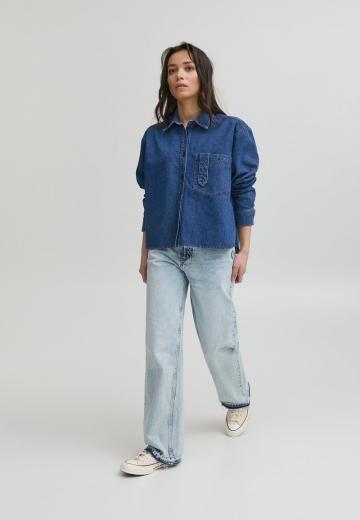 Джинсовая блузка