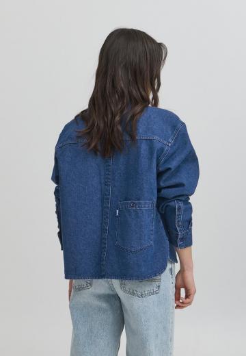 Джинсовая блузка