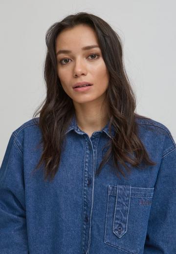 Джинсовая блузка