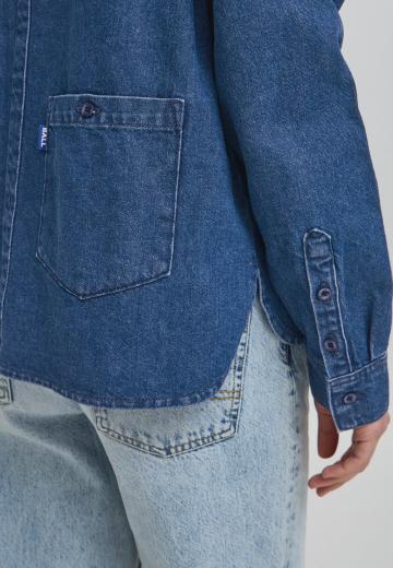 Джинсовая блузка