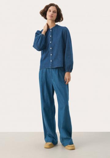 Джинсовая блузка