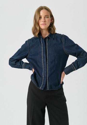 Джинсовая блузка