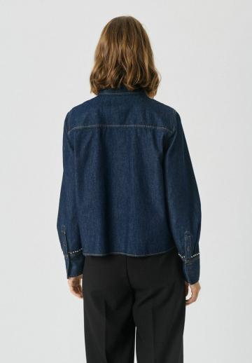 Джинсовая блузка
