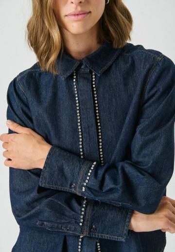 Джинсовая блузка