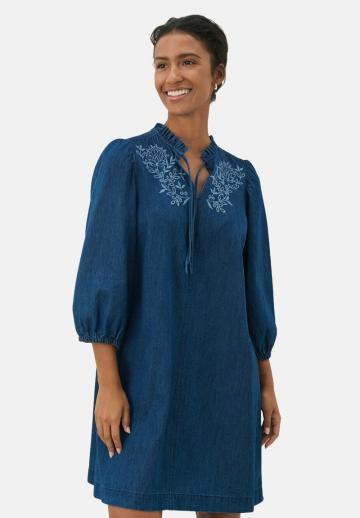 Джинсовое платье