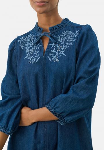 Джинсовое платье