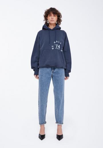 Пуловер с капюшоном