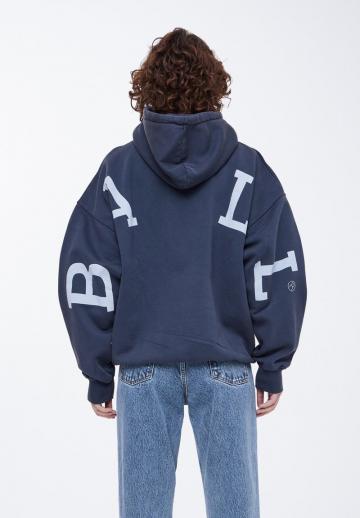 Пуловер с капюшоном