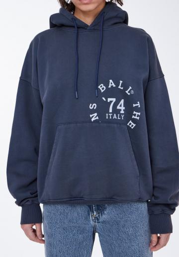 Пуловер с капюшоном