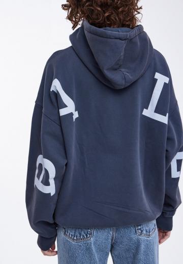 Пуловер с капюшоном