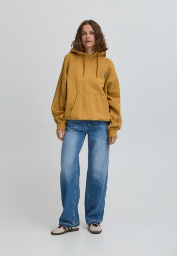 Пуловер с капюшоном