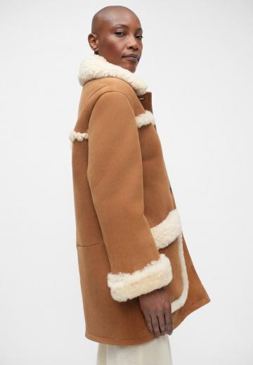 Кожаное пальто