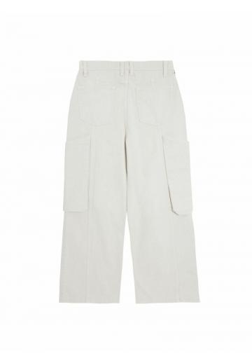 Брюки с накладными карманами