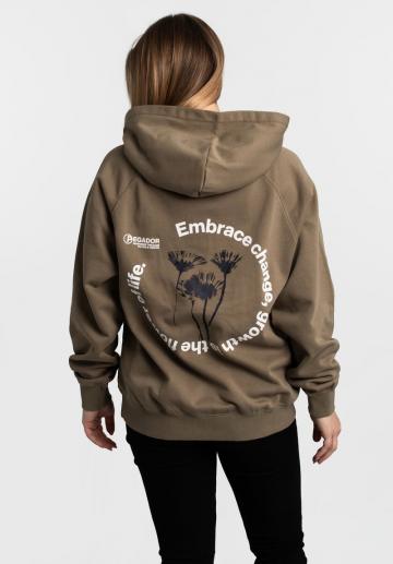 Пуловер с капюшоном