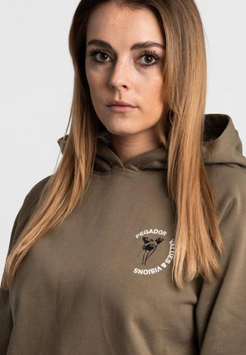 Пуловер с капюшоном