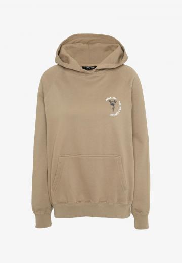 Пуловер с капюшоном