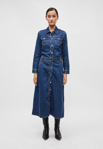 Джинсовое платье