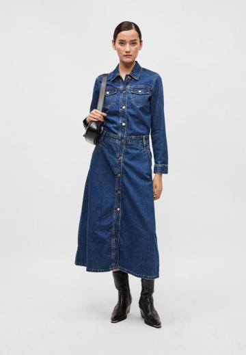 Джинсовое платье