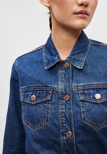 Джинсовое платье