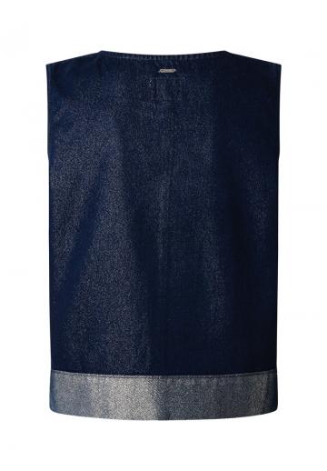 Джинсовая жилетка