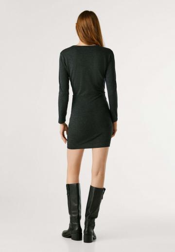 Вязаное платье