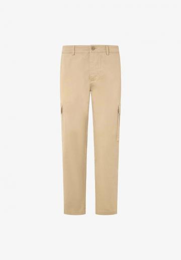 Брюки с накладными карманами