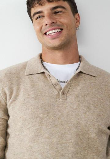 Поло с длинным рукавом