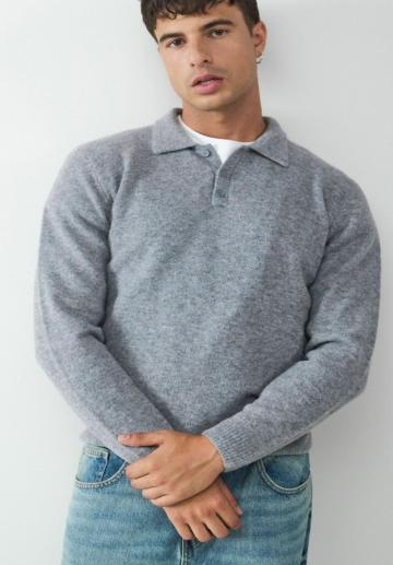 Поло с длинным рукавом