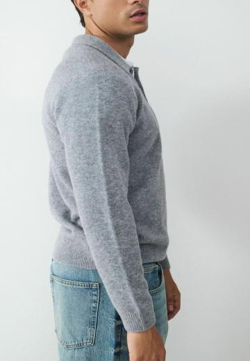 Поло с длинным рукавом